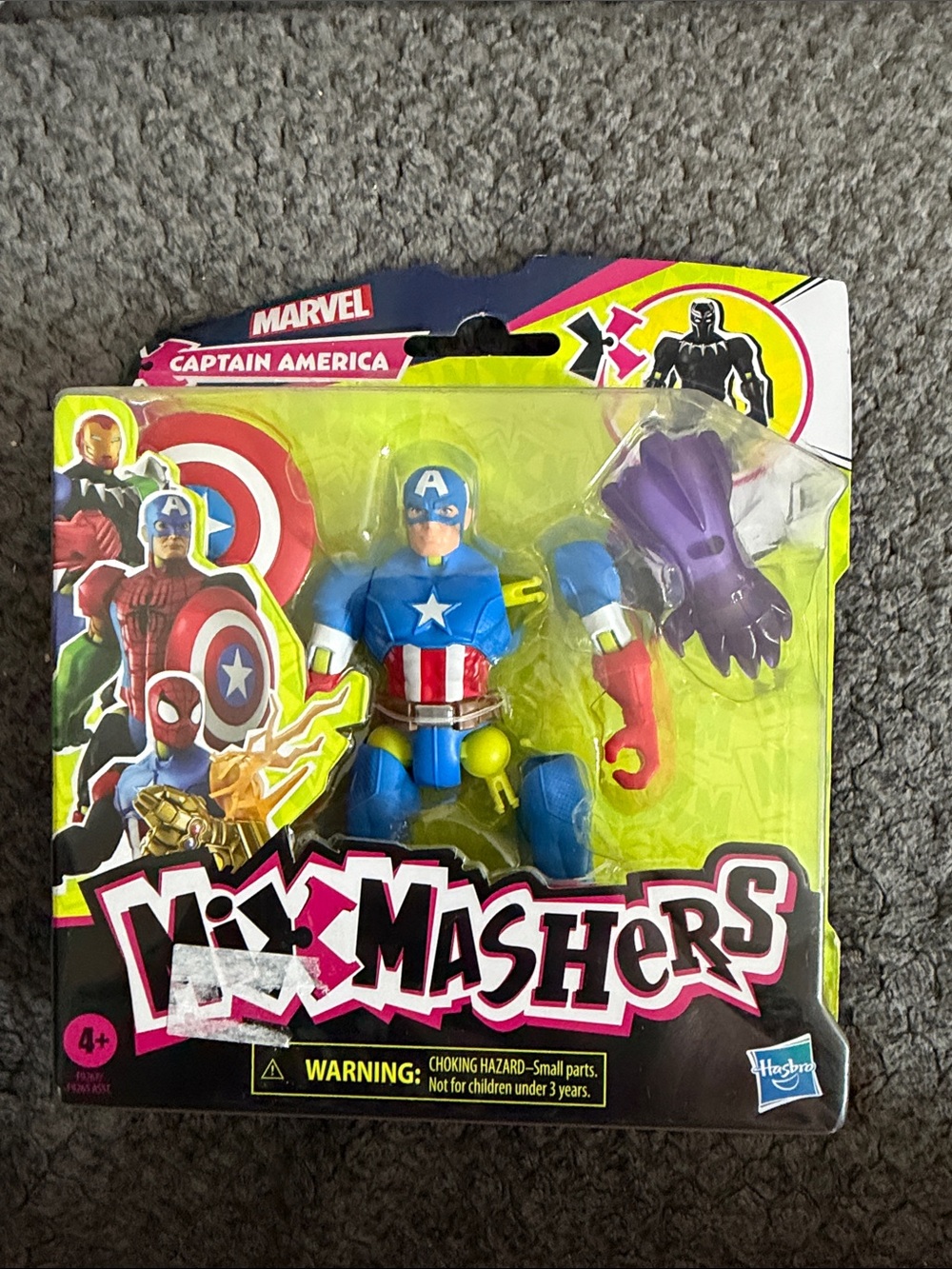 Marvel Captain America MixMasters Action Figure - Blue, Red & Purple